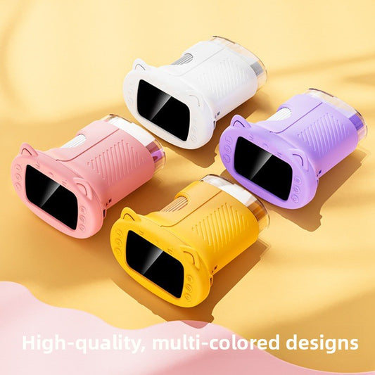 Kids Digital Microscope with Built-In Screen - Rechargeable, No Setup, Includes 32GB SD Card