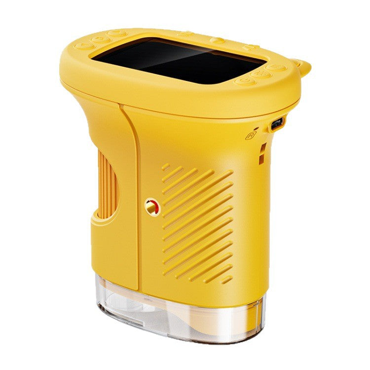 Kids Digital Microscope with Built-In Screen - Rechargeable, No Setup, Includes 32GB SD Card